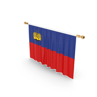 Liechtenstein Country Flag Hanging PNG & PSD Images