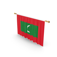 Maldives Country Flag Hanging PNG & PSD Images