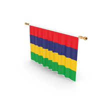Mauritius Country Flag Hanging PNG & PSD Images