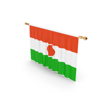 Niger Country Flag Hanging PNG & PSD Images