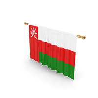 Oman Country Flag Hanging PNG & PSD Images