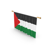Palestine Country Flag Hanging PNG & PSD Images