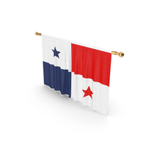 Panama Country Flag Hanging PNG & PSD Images