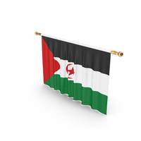 Sahrawi Arab Democratic Republic Country Flag Hanging PNG & PSD Images