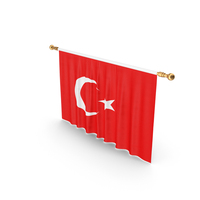 Turkey Country Flag Hanging PNG & PSD Images