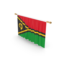 Vanuatu Country Flag Hanging PNG & PSD Images