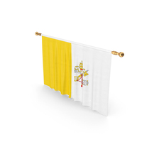 Vatican City Country Flag Hanging PNG & PSD Images