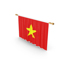 Vietnam Country Flag Hanging PNG & PSD Images