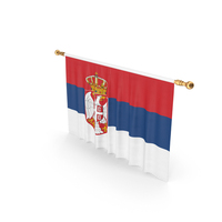 Serbia Country Flag Hanging PNG & PSD Images