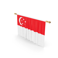 Singapore Country Flag Hanging PNG & PSD Images