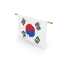 South Korea Country Flag Hanging PNG & PSD Images