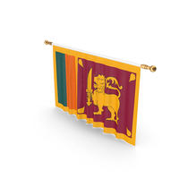 Sri Lanka Country Flag Hanging PNG & PSD Images