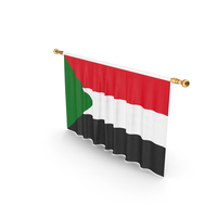 Sudan Country Flag Hanging PNG & PSD Images