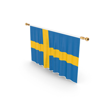 Sweden Country Flag Hanging PNG & PSD Images