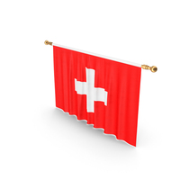 Switzerland Country Flag Hanging PNG & PSD Images