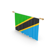 Tanzania Country Flag Hanging PNG & PSD Images