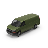 Green Cargo Van PNG & PSD Images