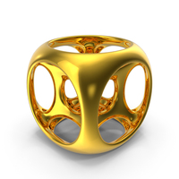 Golden Complex Cage PNG & PSD Images