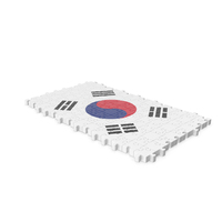 South Korea Flag Puzzle PNG & PSD Images