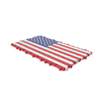 USA Flag Puzzle PNG & PSD Images