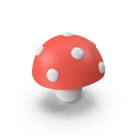 Cartoon Mushroom Icon PNG & PSD Images