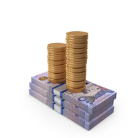100 Percent Saudi 500 Riyals Money Notes With Gold Coins PNG & PSD Images