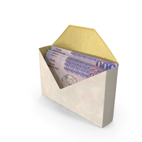 Envelop With Saudi 500 Riyals Money Notes Currency Mail PNG & PSD Images