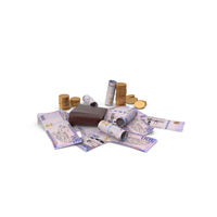 Pile Saudi 500 Riyals Money Currency Wallet Coins PNG & PSD Images