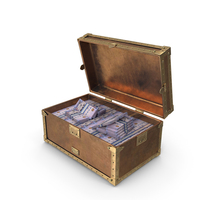 Saudi 500 Riyals Money Treasure Box PNG & PSD Images