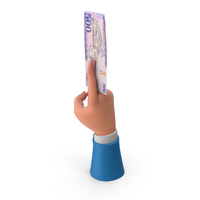 With Two Finger Saudi 500 Riyals Money Note Hand Hold PNG & PSD Images