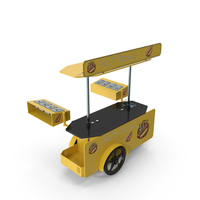 Mobile Food Cart Hot-Dog PNG & PSD Images