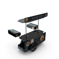 Mobile Food Cart Burger Shop PNG & PSD Images
