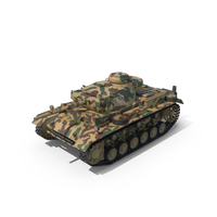 German Panzer III Ausf M WWII Tank Camo PNG & PSD Images