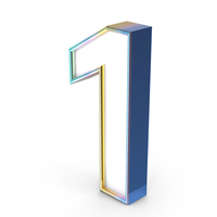 Number 1 PNG & PSD Images