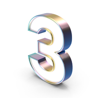 Number 3 PNG & PSD Images