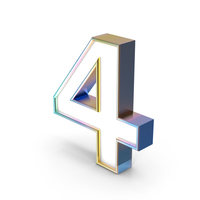 Number 4 PNG & PSD Images
