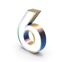 Number 6 PNG & PSD Images