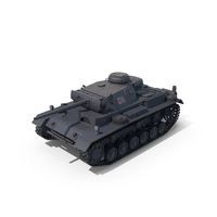 German Panzer III Ausf M WWII Tank Grey PNG & PSD Images