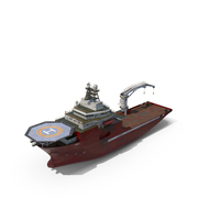 Offshore Support Vessel Rusted PNG & PSD Images
