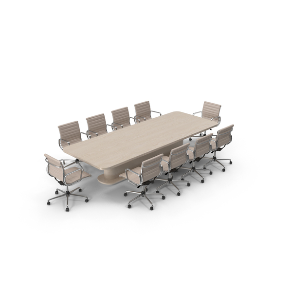 Boardroom Table And Chairs PNG & PSD Images