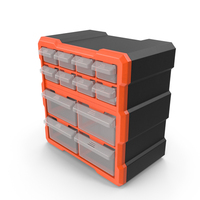 Compact Multi Drawer Storage Cabinet PNG & PSD Images