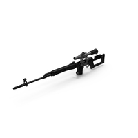 Dragunov Sniper Rifle PNG & PSD Images