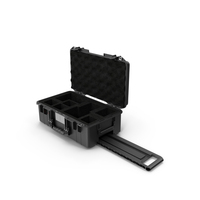 Heavy Duty Air Tight Rolling Case and Camera Foam Insert PNG & PSD Images