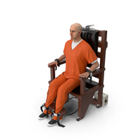 Inmate On Electric Chair PNG & PSD Images