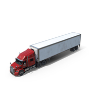 Generic Semi Truck Sleeper Cab And Refrigerated PNG & PSD Images