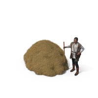 Medieval Peasant With Hay PNG & PSD Images