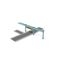 Urban Suspended Monorail And Highway PNG & PSD Images