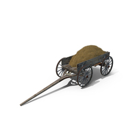 Wagon with Hay PNG & PSD Images