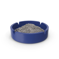 Ashtray with Pile of Ashes PNG & PSD Images
