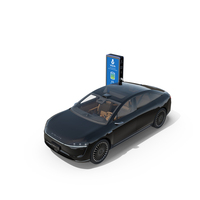 Black Huawei Stelato S9 with Volta Charging Station PNG & PSD Images